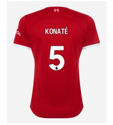 Liverpool Ibrahima Konate #5 Hjemmebanetrøje Dame 2023-24 Kort ærmer